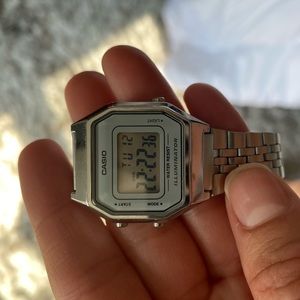 STAINLESS STEEL CASIO WOMENS WATCH